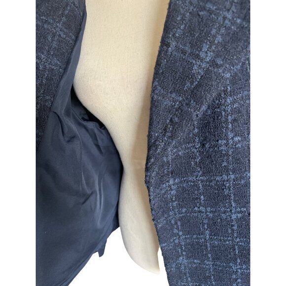 NWT Lauren Conrad Navy Peacoat Seaborne Gold Sailor Buttons Short Length XXL - Picture 4 of 10